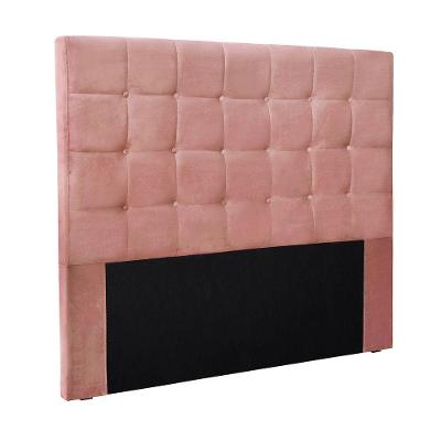 Cabeceira Cama Box Casal 140 Cm Verona Veludo Rosa S04 - D'rossi