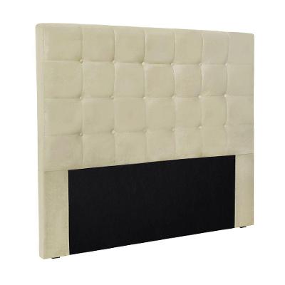 Cabeceira Cama Box Casal 140 Cm Verona Veludo Bege S04 - D'rossi