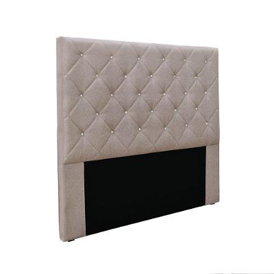 Cabeceira Cama Box Solteiro 90 Cm Tania Linho S04 - D'rossi Cor Areia