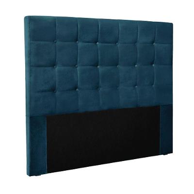 Cabeceira Cama Box Solteiro 90 Cm Verona Veludo Azul Marinho S04 - D'rossi