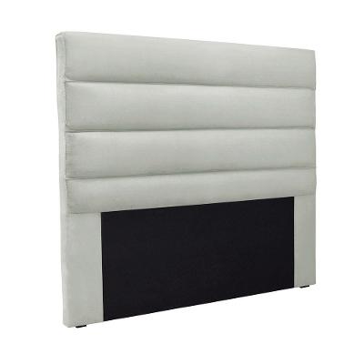 Cabeceira Cama Box Solteiro 90 Cm Arles Veludo Prata S04 - D'rossi