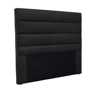 Cabeceira Cama Box Casal 140 Cm Arles Veludo Preto S04 - D'rossi