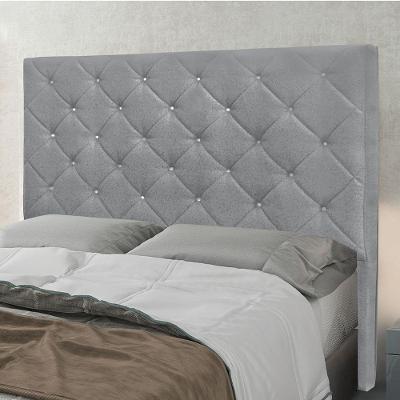 Cabeceira Cama Box Casal 140 Cm Tania Linho Cinza S04 - D'rossi