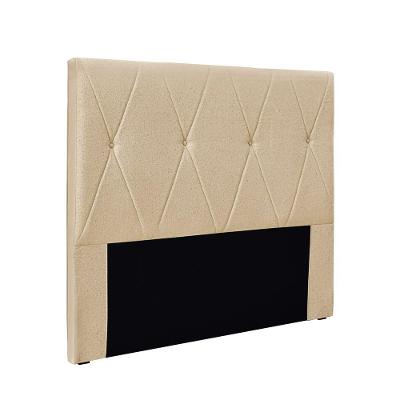 Cabeceira Cama Box Solteiro 90 Cm Aquilla Linho S04 - D'rossi Cor Dourado