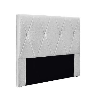 Cabeceira Cama Box Solteiro 90 Cm Aquilla Linho S04 - D'rossi Cor Grigio