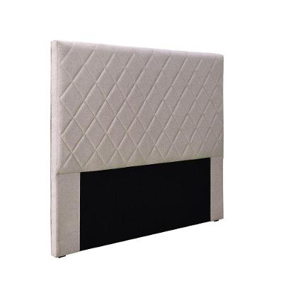 Cabeceira Cama Box Casal 140 Cm Dubai Linho S04 - D'rossi Cor Areia