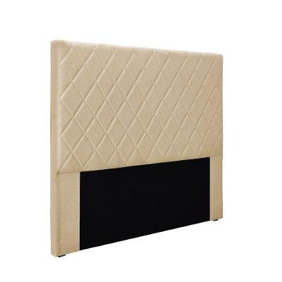 Cabeceira Cama Box Solteiro 90 Cm Dubai Linho S04 - D'rossi Cor Dourado