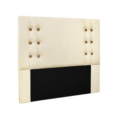Cabeceira Cama Box Casal 140 Cm Genova Linho S04 - D'rossi Cor Perola