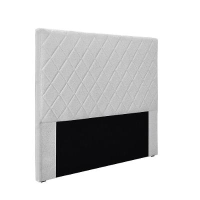 Cabeceira Cama Box Solteiro 90 Cm Dubai Linho S04 - D'rossi Cor Grigio