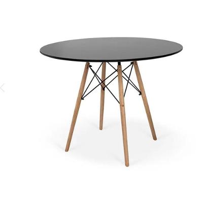 Mesa De Jantar Redonda Eames Eiffel 70cm Preto