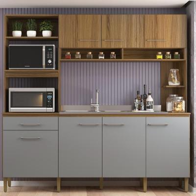 Cozinha 7 Portas E 1 Gaveta CO1516 Ipê Griseo Decibal