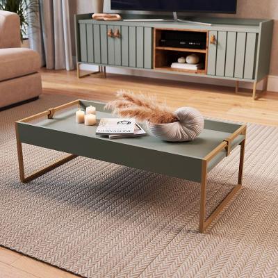 Mesa Centro Retangular Columbia 93 Cm Verti