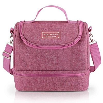 Bolsa Térmica C/ 2 Compartimentos Concept Rosa