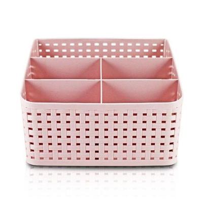 Conjunto Organizador Multi-uso E Multi Funcional De Mesa Rosa