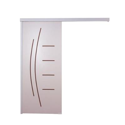 Porta De Correr Branco Prime Frisada Smille 210x90