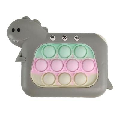 Pop It Mini Game Interativo Som Luzes Dinossauro 4 Modos Relaxante Anti Estresse Sensorial Fidget
