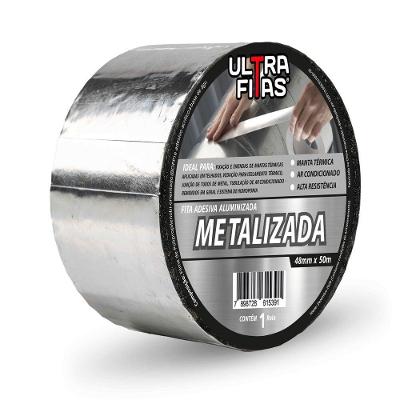 Fita Adesiva Metalizada Ar Condicionado 48 Mm X 50 Metros