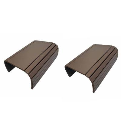 Kit 02un Esteiras Reta Flexível Para Braço Sofá Marrom