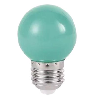 Kit 15 Lâmpada Led Modelo Bolinha Led 1w Decorativa Rosca E27 Cor Da Lâmpada Verde