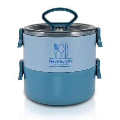 Pote Marmita De 2 Andares 1600ml Concept Azul