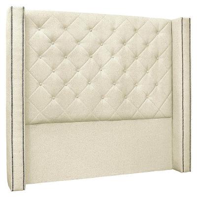 Cabeceira Casal Queen Cama Box 160cm Louise S06 Linho Pérola - Mpozenato
