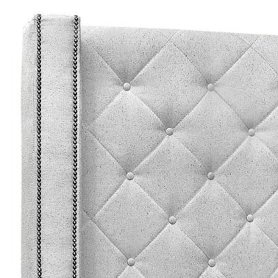 Cabeceira Casal Cama Box 140cm Louise S06 Linho Grigio - Mpozenato