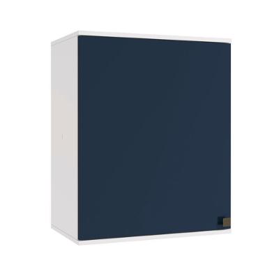 Armário Aéreo Celeste Kappesberg 100% Mdf 1 Porta Branco/azul 60cm