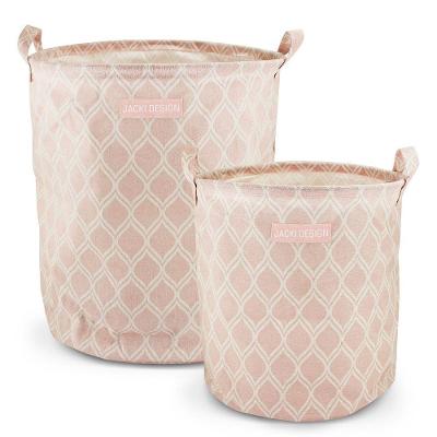 Conjunto De Cesto Para Roupa M E G Rosa - Listrada