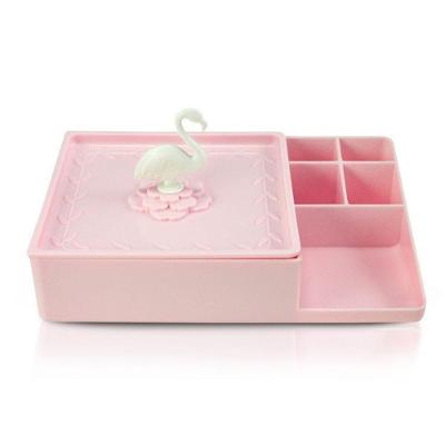 Organizador Multiuso Flamingo De Mesa Lifestyle Jacki Design Rosa