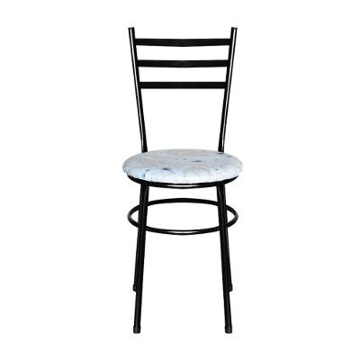 2 Cadeiras Para Cozinha Epoxi Preta Assento Floral Cor:floral Areia