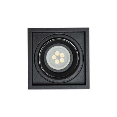 Spot Embutir Recuado Microborda Dicroica Mr16 Preto - Interlight