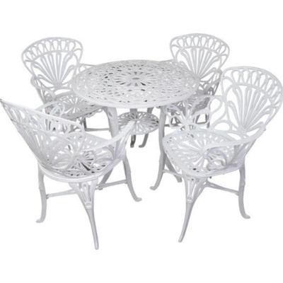Conjunto De Jardim Modelo Primavera Mesa E 4 Cadeiras