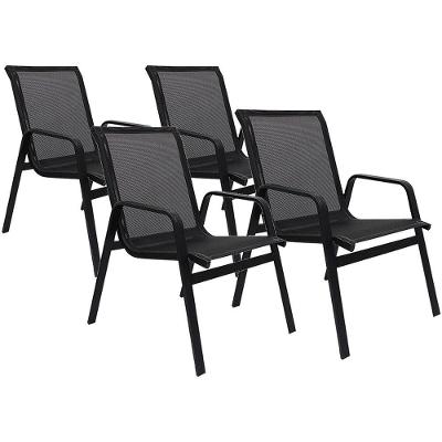 Kit 4 Cadeiras Lótus Premium Preto