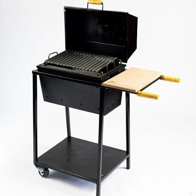 Churrasqueira Parrilla Bafo Média Com Rodas Preto