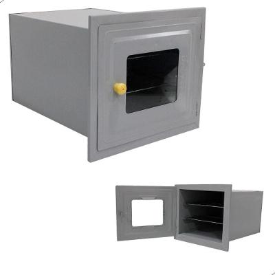 Forno Para Fogão A Lenha Nº 3 - Sem Cinzeiro Frente De Vidro Cinza