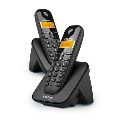 Telefone Sem Fio + Ramal Ts3112 Preto Intelbras Bivolt