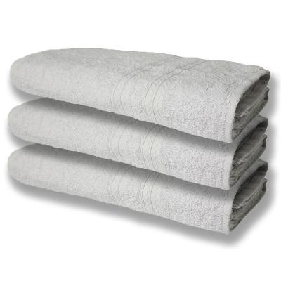 3 Toalhas Super Felpudas Grande E Grossa Algodão 80x150 Branco