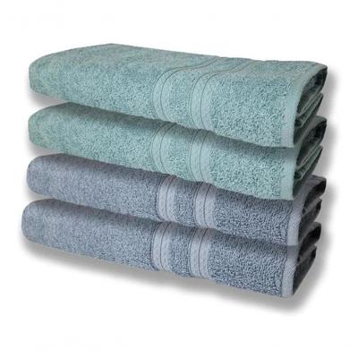 4 Toalhas Super Felpudas Grande E Grossa 80x150 Azul+verde