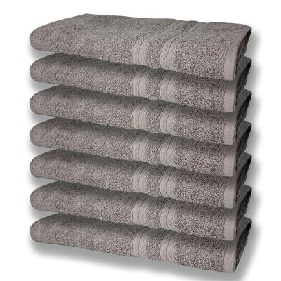 7 Toalhas Grande Super Felpudas E Grossa 80x150 Cinza
