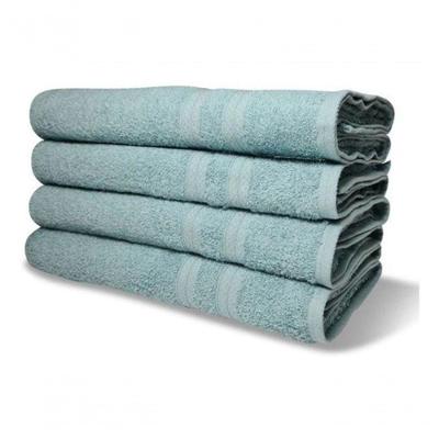 6 Toalhas Banho 430g/m² Grossa 80x150cm Lisboa Verde Claro