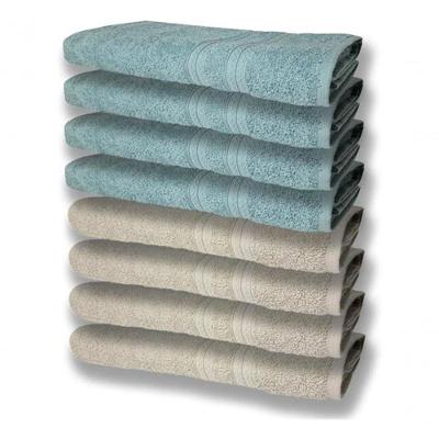 8 Toalhas Grande Felpudas E Grossa 80x150 4 Bege 4 Verde