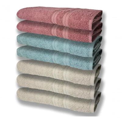7 Toalhas Felpudas E Grossa 80x150 3 Bege 2 Verde 2 Rosê