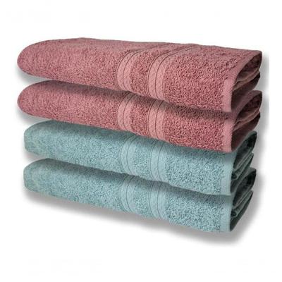 4 Toalhas Super Felpudas Grande E Grossa 80x150 Verde+rosê