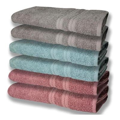 6 Toalhas Grande Super Felpudas E Grossa 80x150 Re+vd+cz