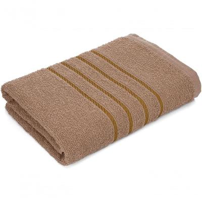 Jogo De Toalha 2 Banho + 2 Rosto Montreal 100% Algodão Alta Absorção - Marron