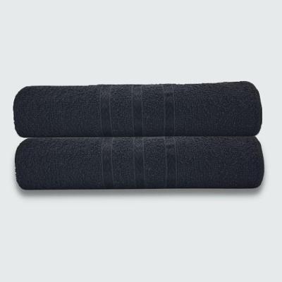 Toalhas Para Pet 2 Peças Beka 70x125 Cm 100% Algodão Preto