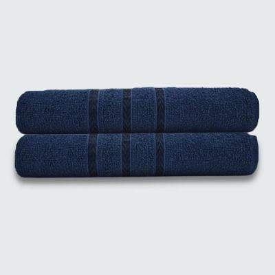 Toalhas Para Pet 2 Peças Beka 70x125 Cm 100% Algodão Azul Marinho