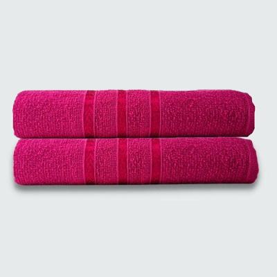 Toalhas Para Pet 2 Peças Beka 70x125 Cm 100% Algodão Rosa Pink
