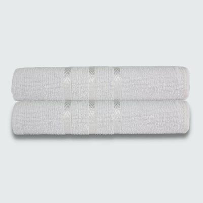 Toalhas P/ Secar Pet 2 Peças Beka 70x125 Cm 100% Algodão Branco