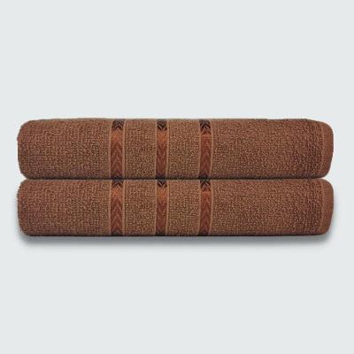 Toalhas Para Pet 2 Peças Beka 70x125 Cm 100% Algodão Marrom